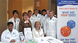 Volunteers at rapid-screening event in Dearborn, Michigan